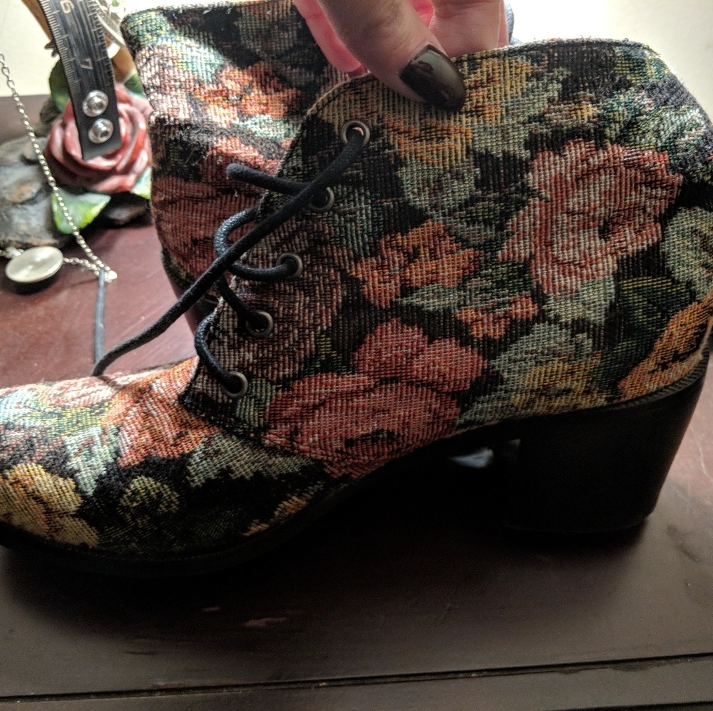Diba Floral Booties